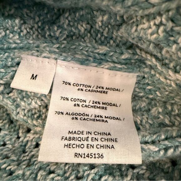 Naadam Cotton V Neck Sweater - Picture 5 of 9